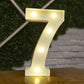 Letters and Numbers LED Lights Lamp Décor