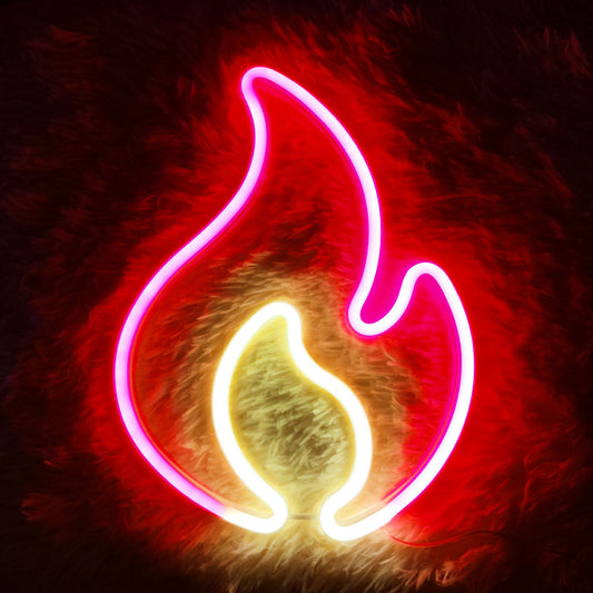 Fire Flame Neon LED Light