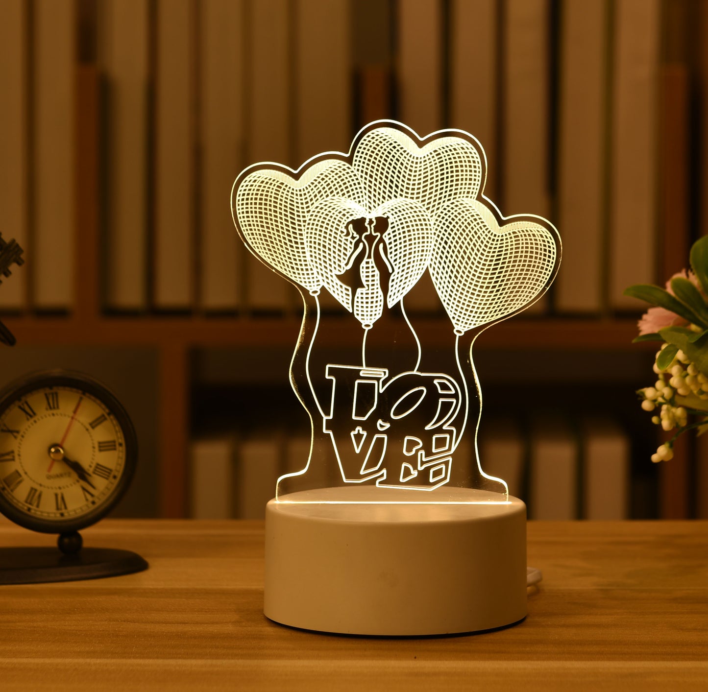 3D USB Table Lamps, 32 Different Designs to Choose From