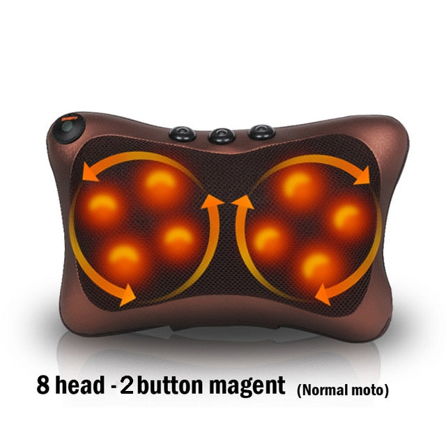 Massage Pillow 3 speed Head Relax Electric Shoulder Back Neck Massager