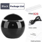 Air Humidifier Ultrasonic USB Aroma Diffuser Wood Grain LED Night Light and Essential Oil Diffuser