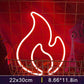 Fire Flame Neon LED Light