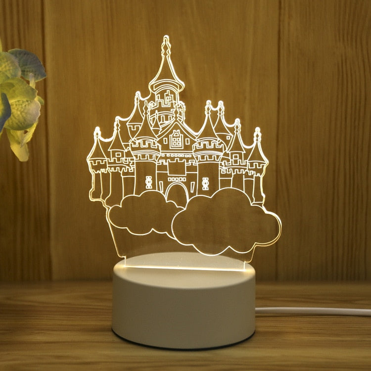 3D USB Table Lamps, 32 Different Designs to Choose From