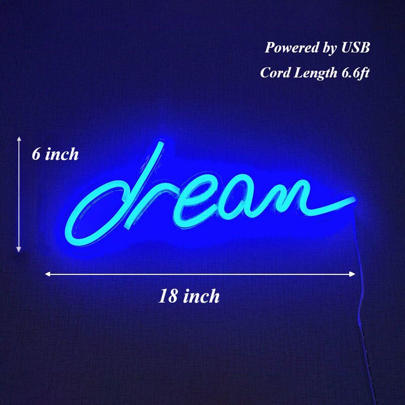 Dream Neon Sign for Wall