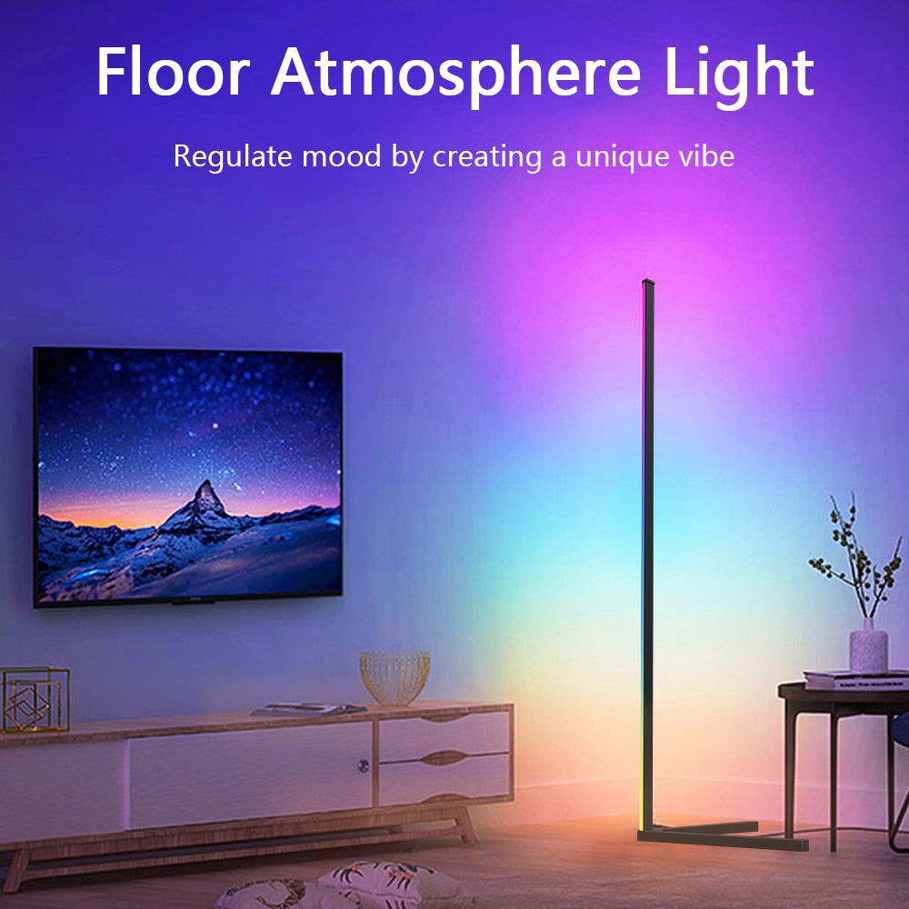 RGB LED 52 Key Remote Control/Bluetooth/WiFi Floor lamp