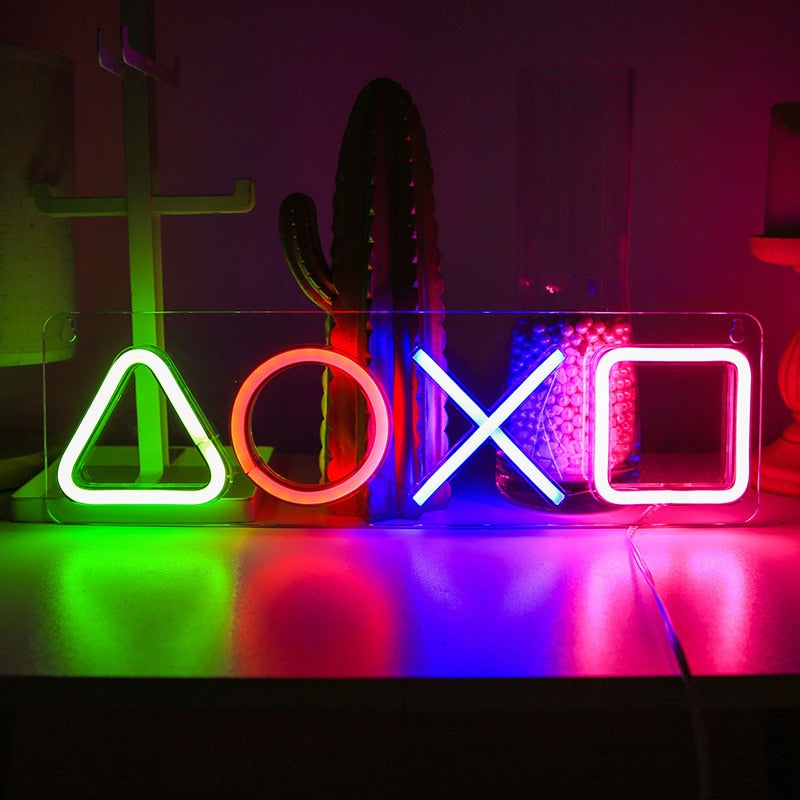 Game Icon Neon Sign Light LED