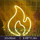 Fire Flame Neon LED Light