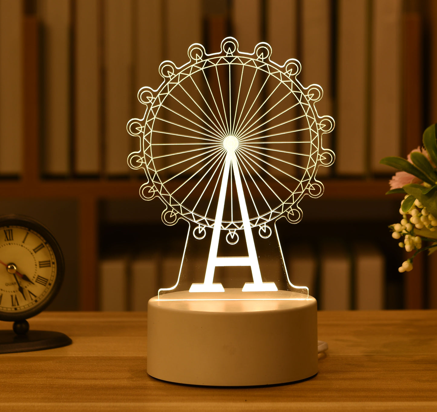 3D USB Table Lamps, 32 Different Designs to Choose From