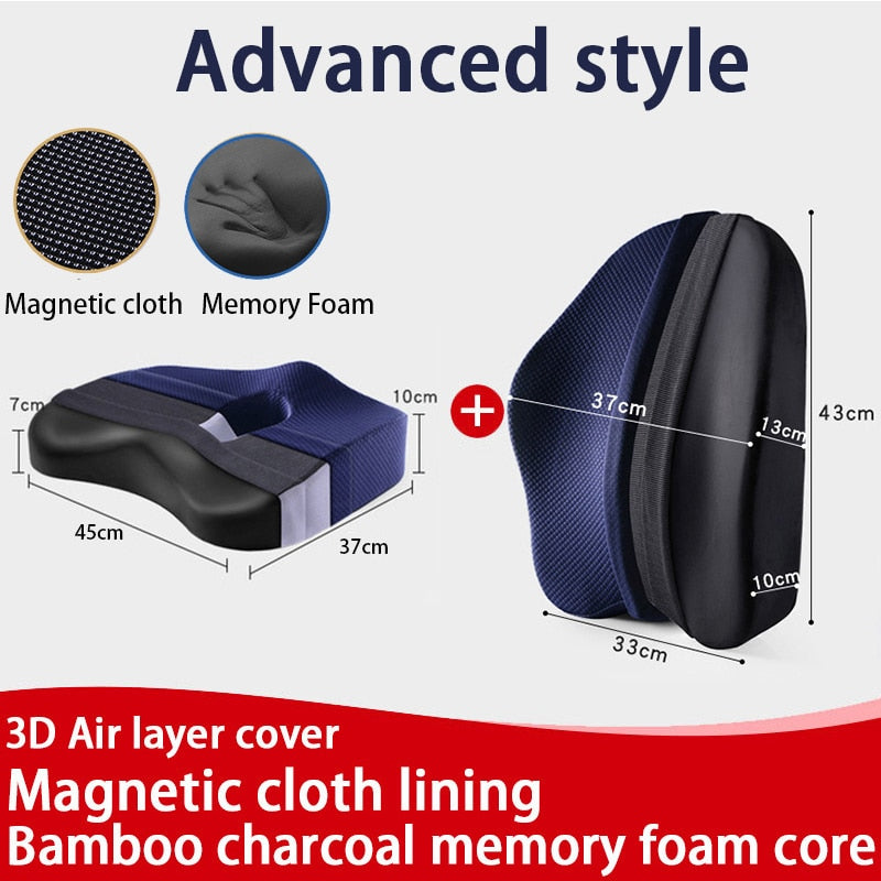 Memory Foam Office Chair Cushion Orthopedic Pillow