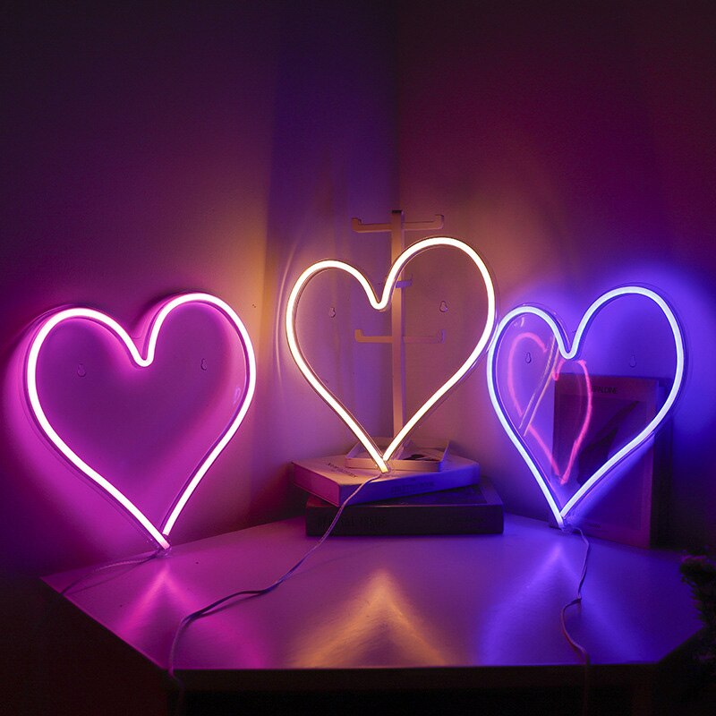 Heart Shape Neon Light