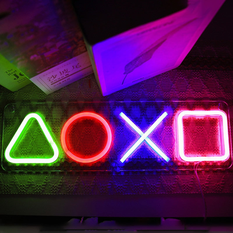 Game Icon Neon Sign Light LED