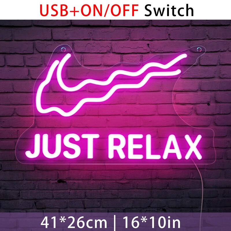 Just Relax Neon Light Sign