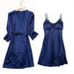Women's Satin Lace Pajama Set