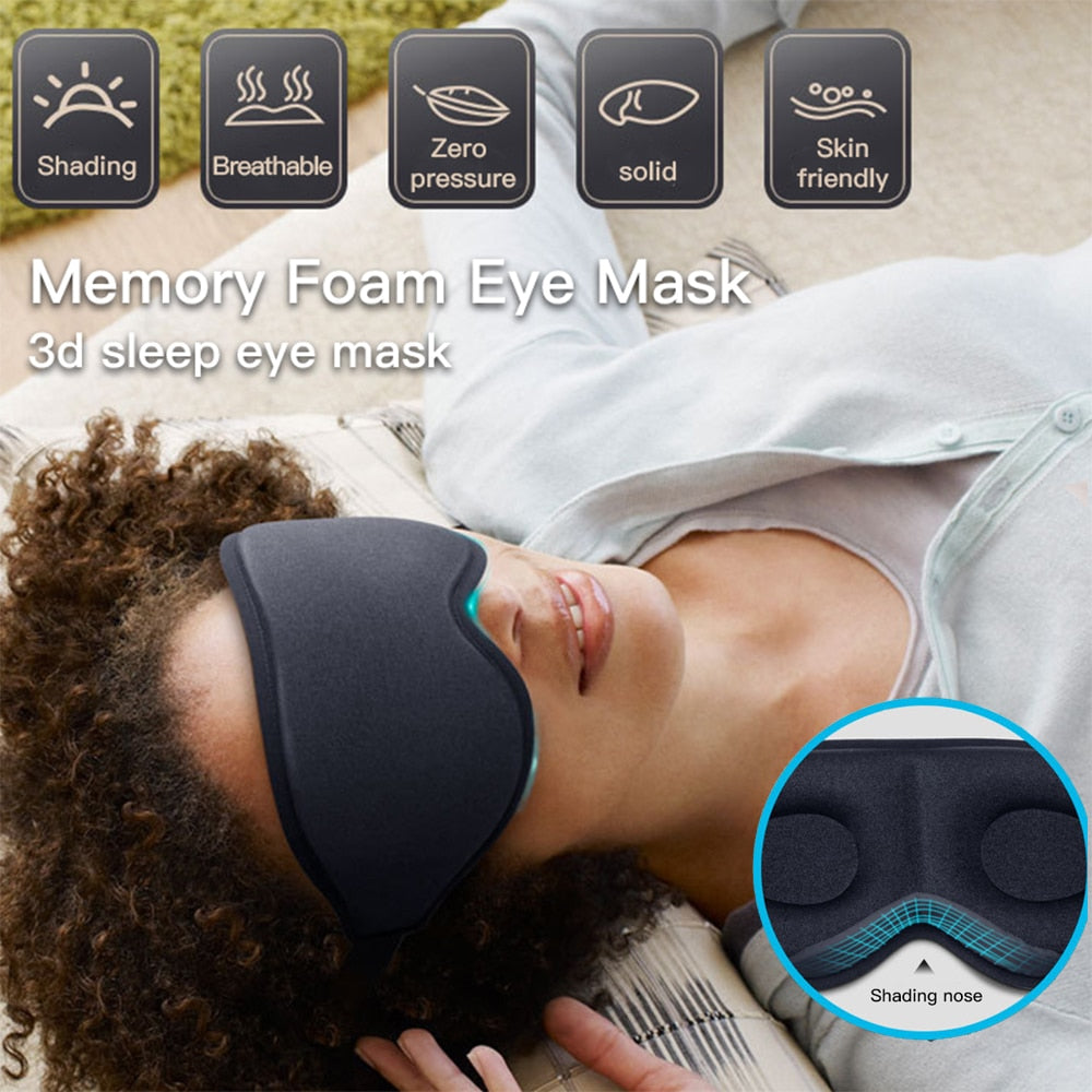 3D Memory Foam Silk Sleep Mask