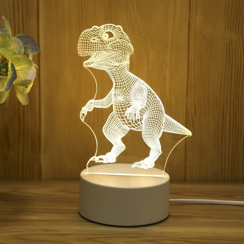 3D USB Table Lamps, 32 Different Designs to Choose From