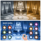LED Diamond Crystal Projection Touch Control USB Night Light