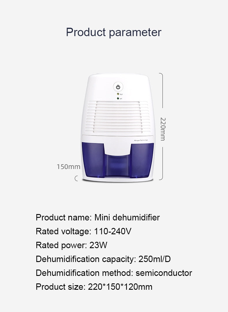 DMWD 500ml Mini Dehumidifier