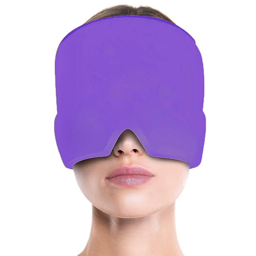 Gel Hot and Cold Therapy Headache Migraine Relief Cap