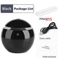 Air Humidifier Ultrasonic USB Aroma Diffuser Wood Grain LED Night Light and Essential Oil Diffuser
