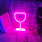 Wine Glass Led Neon Light/Sign
