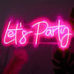Custom LED Let's Party Neon Light Sign