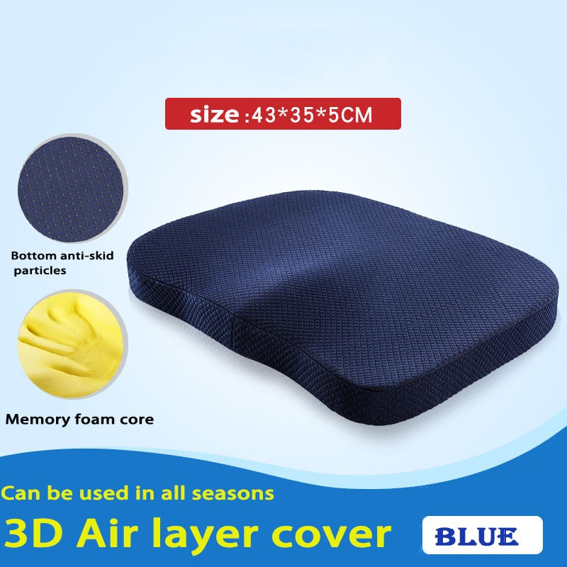 Memory Foam Seat Cushion Orthopedic Pillow For Chair
