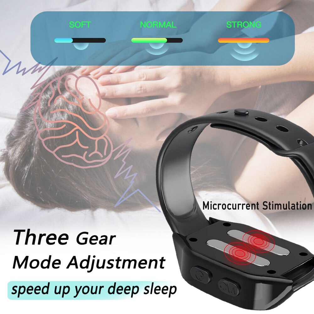 Microcurrent Pulse Sleep Aid and Anti-Nausea Wristband