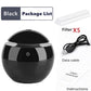Air Humidifier Ultrasonic USB Aroma Diffuser Wood Grain LED Night Light and Essential Oil Diffuser