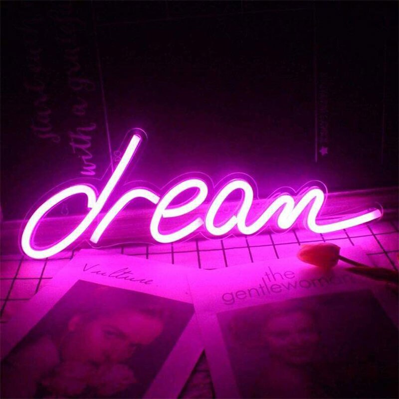 Dream Neon Sign for Wall