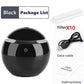 Air Humidifier Ultrasonic USB Aroma Diffuser Wood Grain LED Night Light and Essential Oil Diffuser