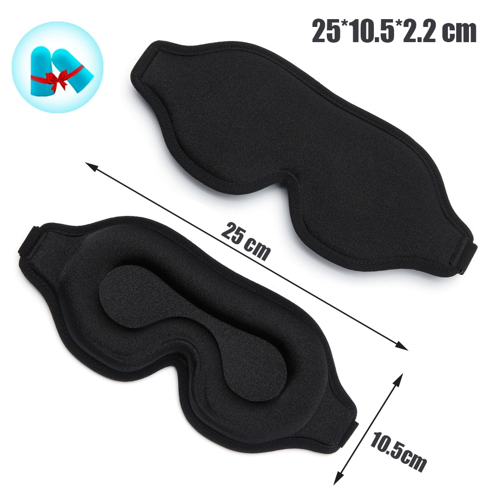 3D Memory Foam Silk Sleep Mask