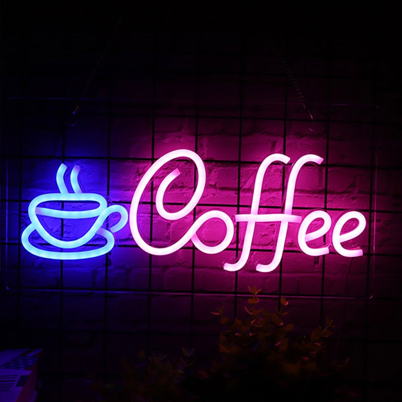 Custom Coffee Neon Sign