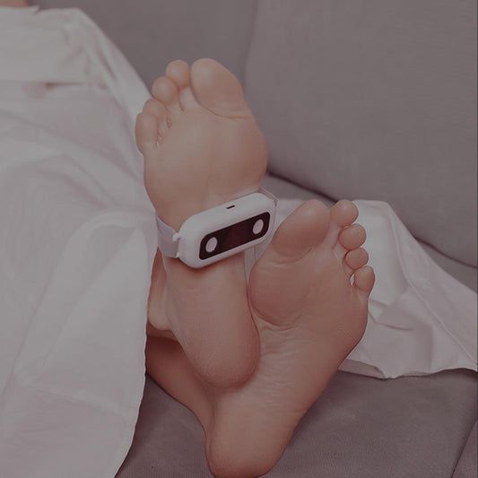 Sleep Aid Device with Foot Strap or Handheld