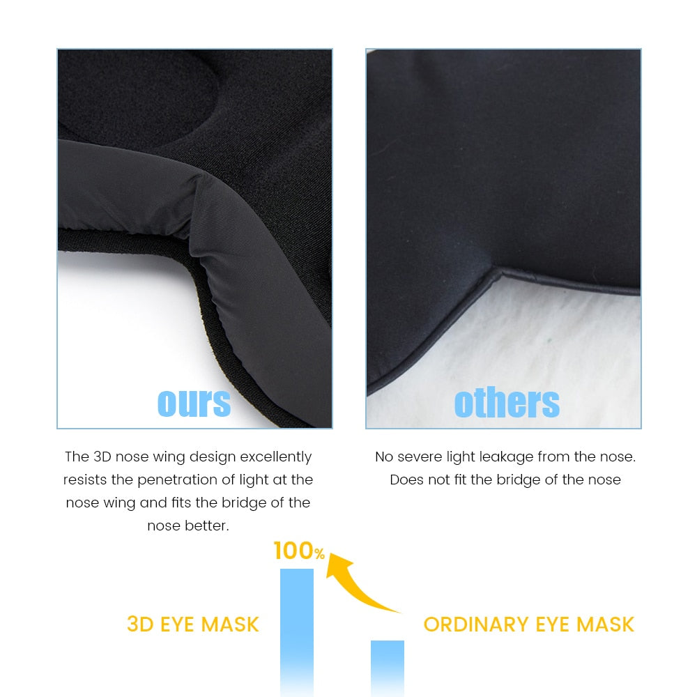 3D Memory Foam Silk Sleep Mask