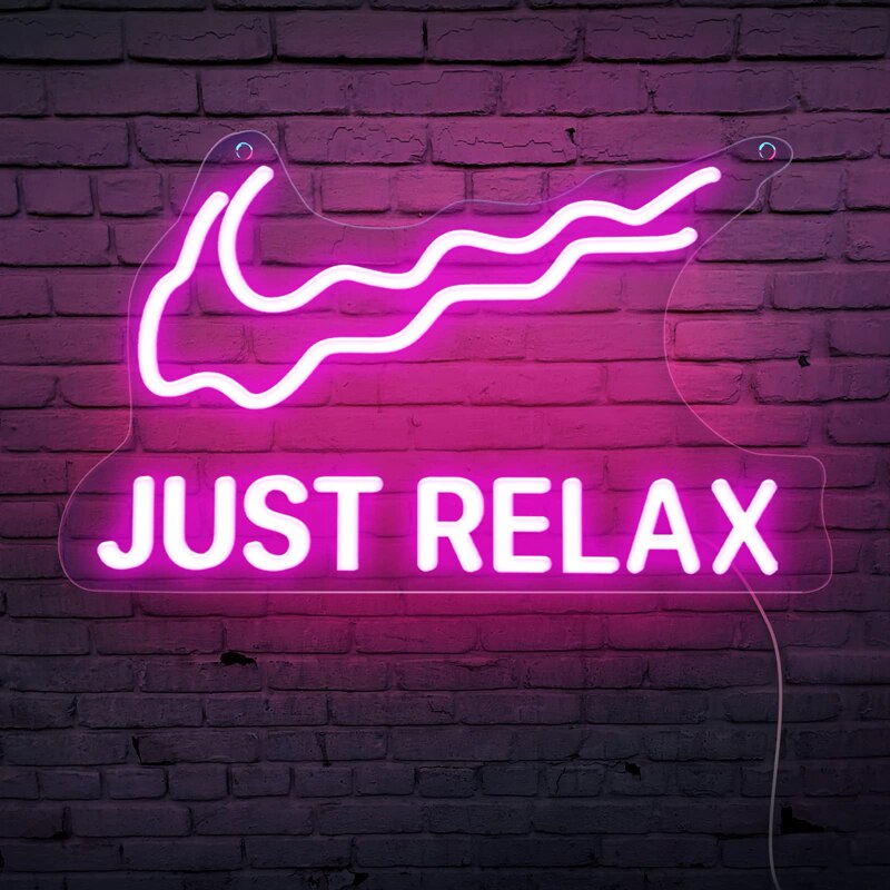 Just Relax Neon Light Sign