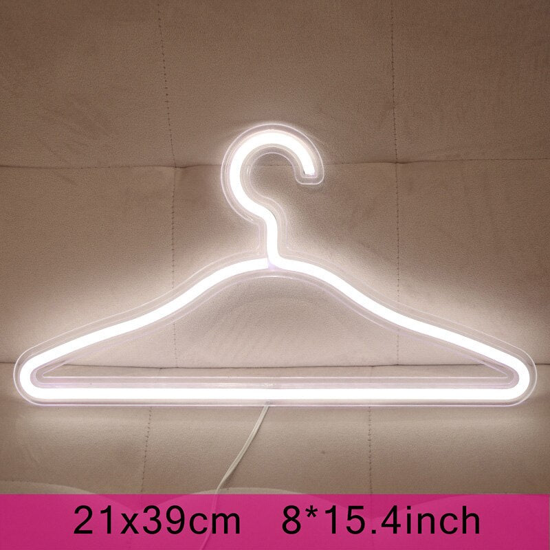 LED Neon Hanger Light