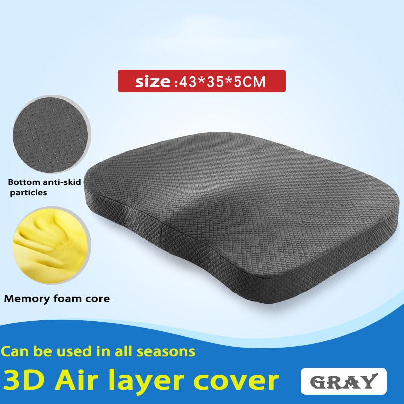 Memory Foam Seat Cushion Orthopedic Pillow For Chair