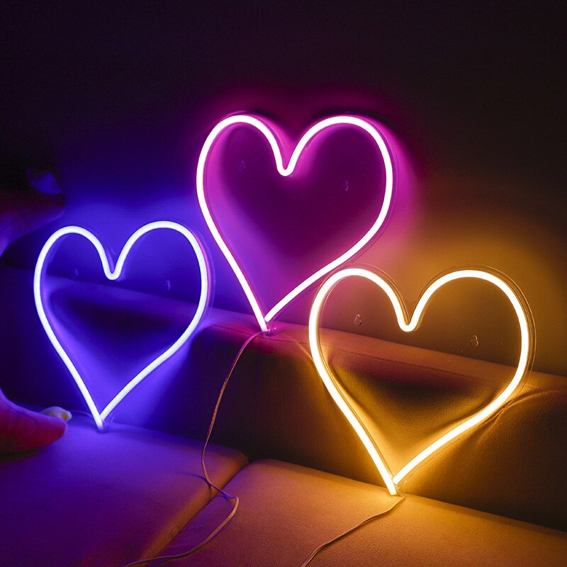 Heart Shape Neon Light