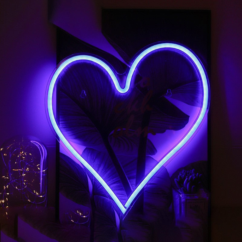 Heart Shape Neon Light