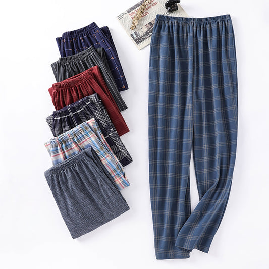 Men's Casual Plaid Pajama Pants Sleepwear