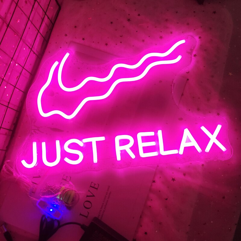 Just Relax Neon Light Sign