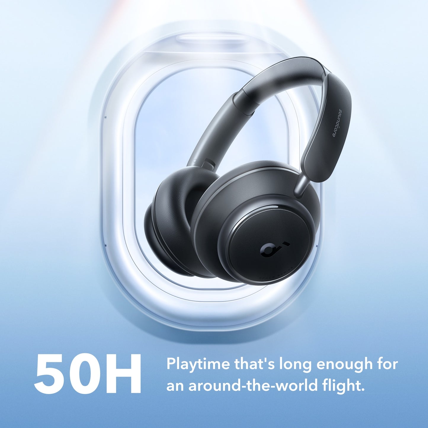 soundcore Anker Space Q45 Adaptive Noise Cancelling Headphones Ultra Long 50H Playtime App Control Hi-Res Sound Bluetooth 5.3