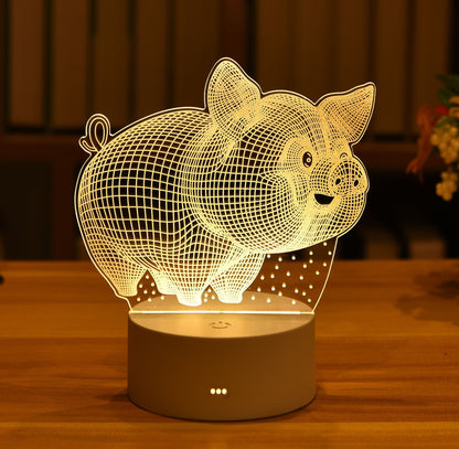 3D USB Table Lamps, 32 Different Designs to Choose From