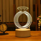 3D Acrylic Led Lamp, Numerous Designs
