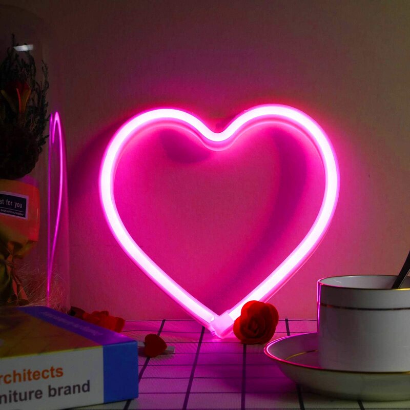 Heart Shape Neon Light