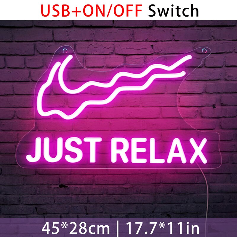 Just Relax Neon Light Sign