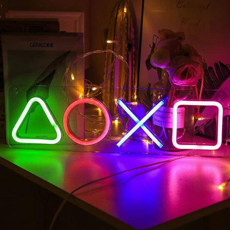 Game Icon Neon Sign Light LED