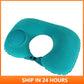 U-Shape Neck Cushion Travel Pillow Automatic Air Inflatable Airplane Car Pillows Ring Pillow Folding Press Type Bed Pillows 2#1