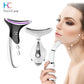 EMS Neck Anti Wrinkle Face Lifting Beauty Devices LED Photon Therapy