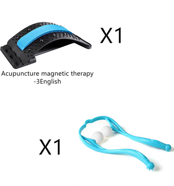 Neck Shoulder Stretcher Relaxer Cervical Chiropractic Traction Device Pillow For Pain Relief